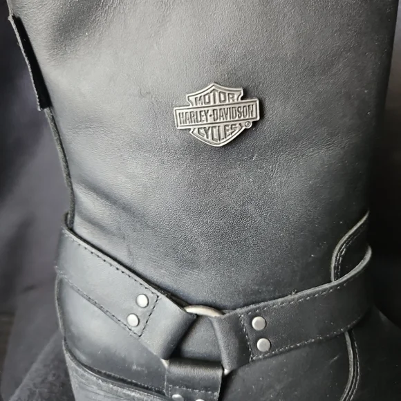 🆕️NWT Harley-Davidson Leather Howell 7" Harness Women's Boot - Picture 3 of 11